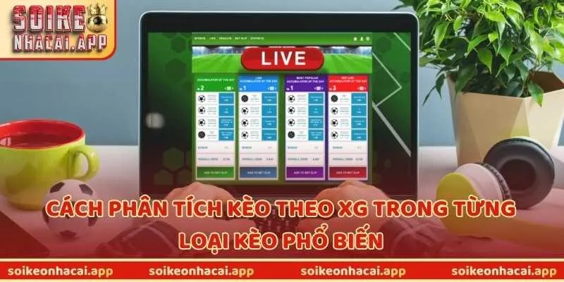 Cách phân tích kèo theo xG trong từng loại kèo phổ biến